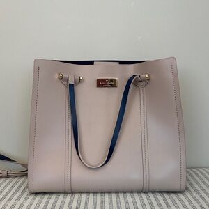 Kate Spade Mauve and Navy Tote